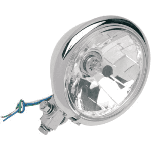 DRAG SPECIALTIES 5-3/4" Diamond-Style Bottom-Mount Headlight Assemblies for Springer 2001-0099