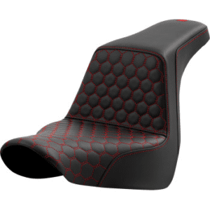 SADDLEMEN Honeycomb Step-Up Seat - Gold Stitching - FXBB/FXST '18-'24 A818-30-177GOL